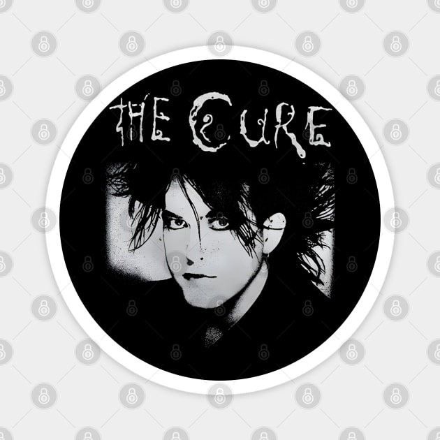 The-Cure-Band-Vintage Magnet by dtr_art